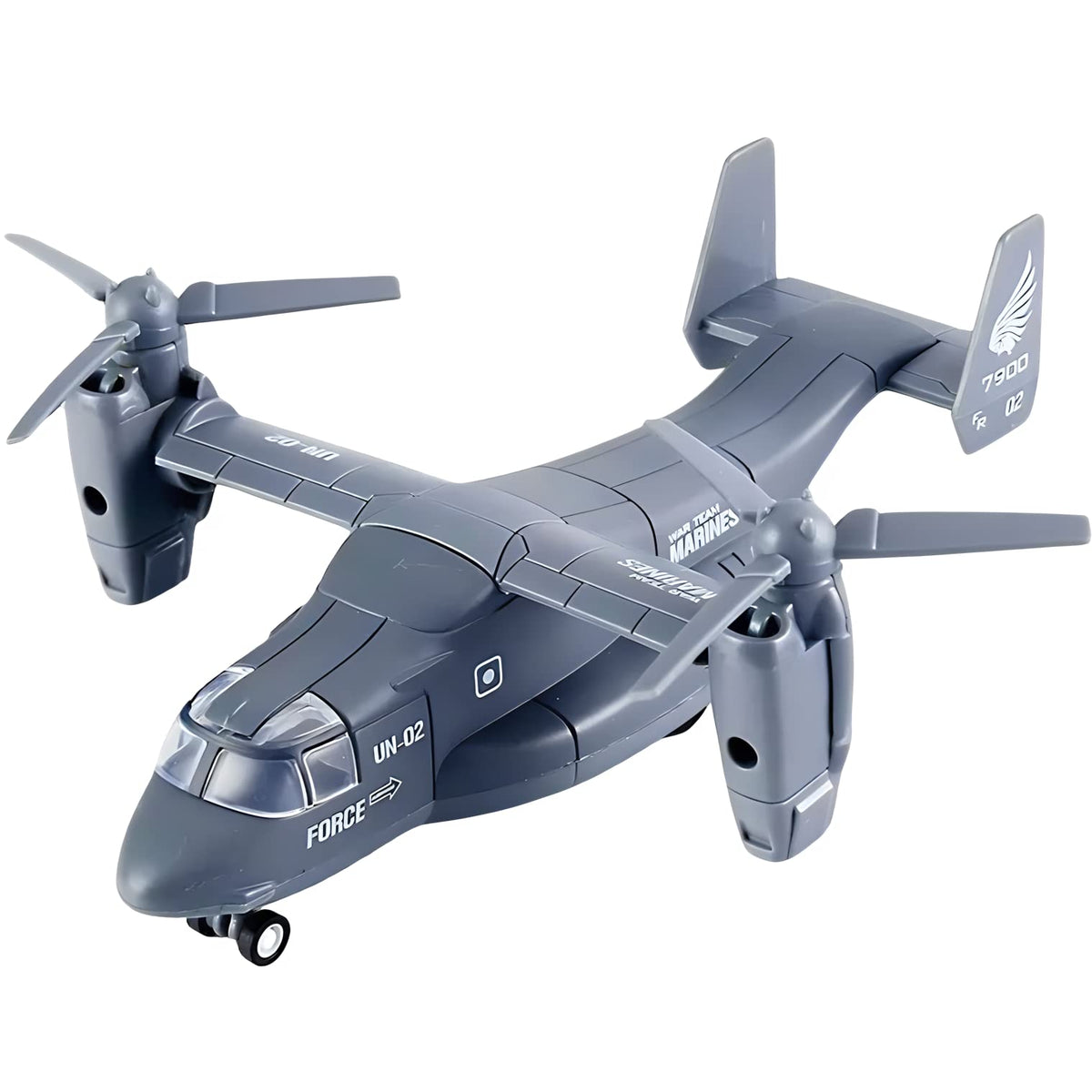 Liberty Imports diecast military transport helicopter, 1:400 scale, ideal for display and collection
