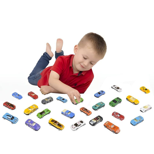 Liberty Imports diecast race cars in vibrant colors for creative play