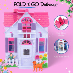 Liberty Imports dollhouse kitchen and dining area for realistic pretend meals