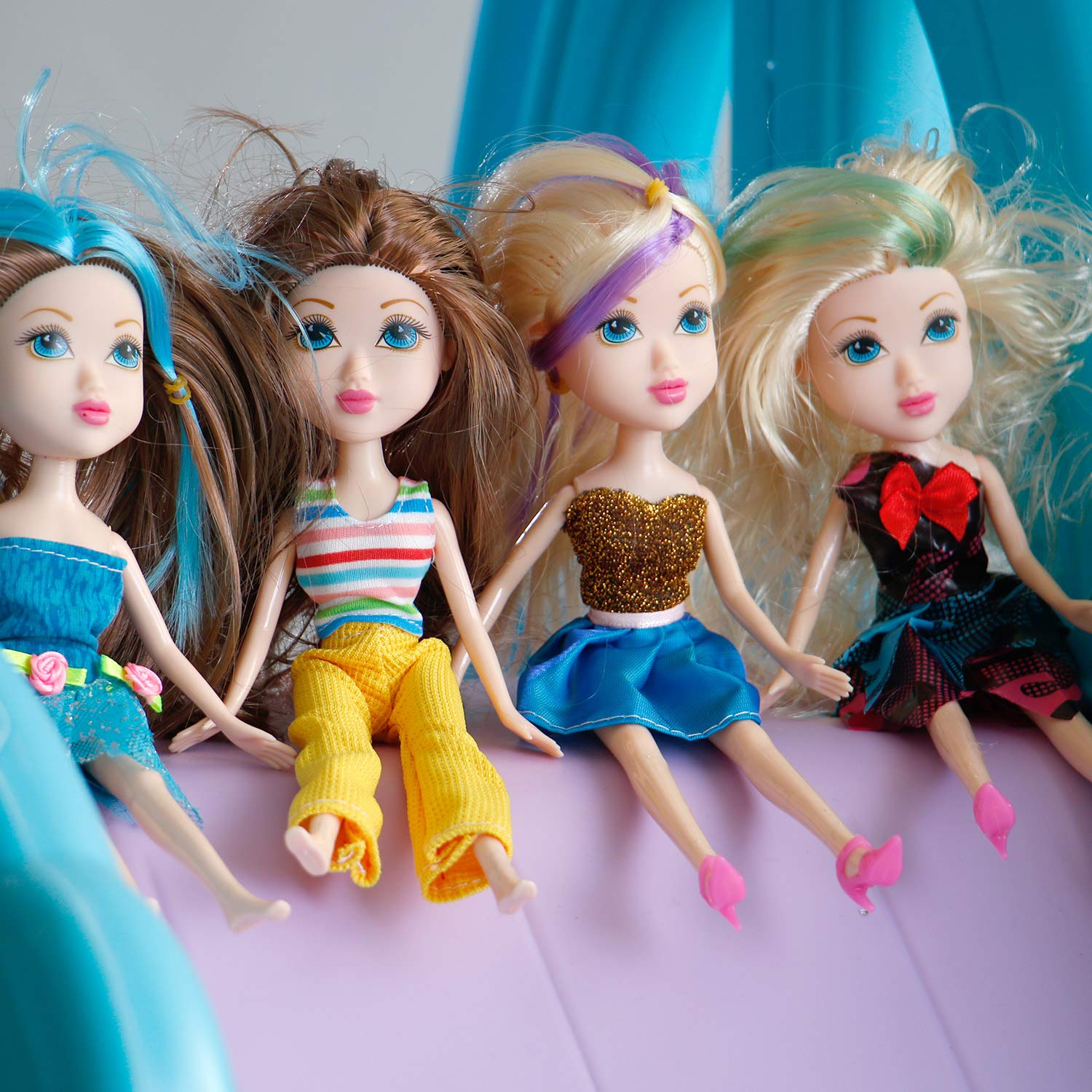 Individually boxed dolls ideal for party favors and gifts.