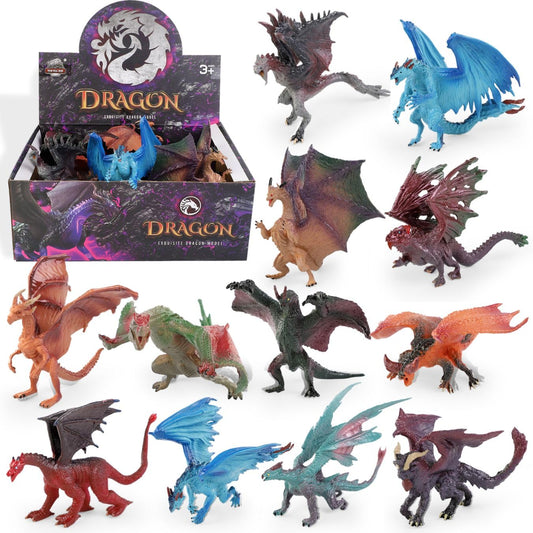Liberty Imports dragon toy figure hand-painted for imaginative play and display.