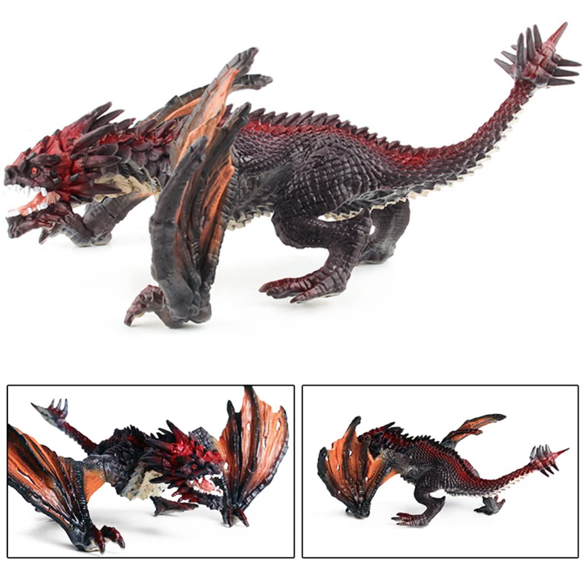 Liberty Imports dragon figurine realistic texture for shelf decor