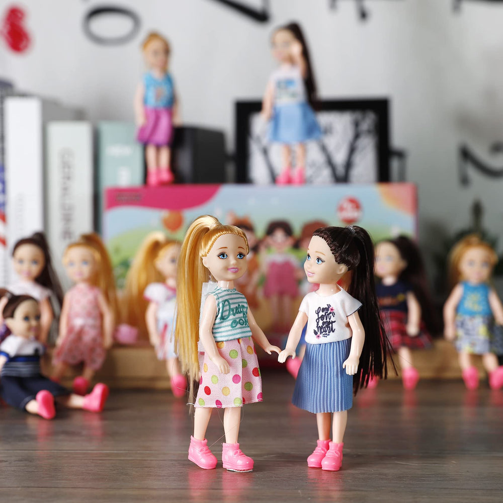 Liberty Imports dress-up dolls with removable outfits for mix-and-match adventures
