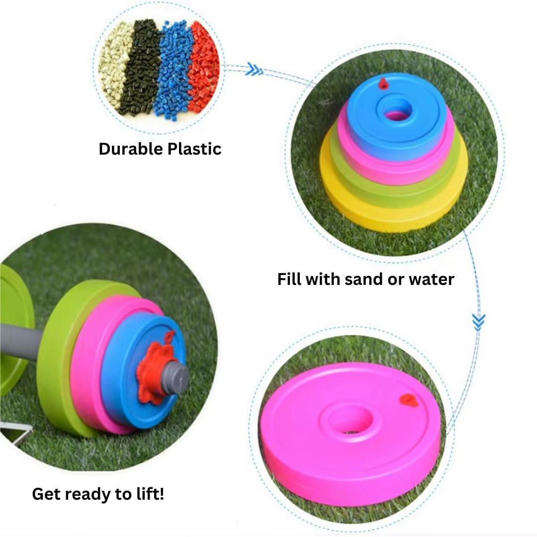 Liberty Imports dumbbell toy designed for children ages 3 to 8.