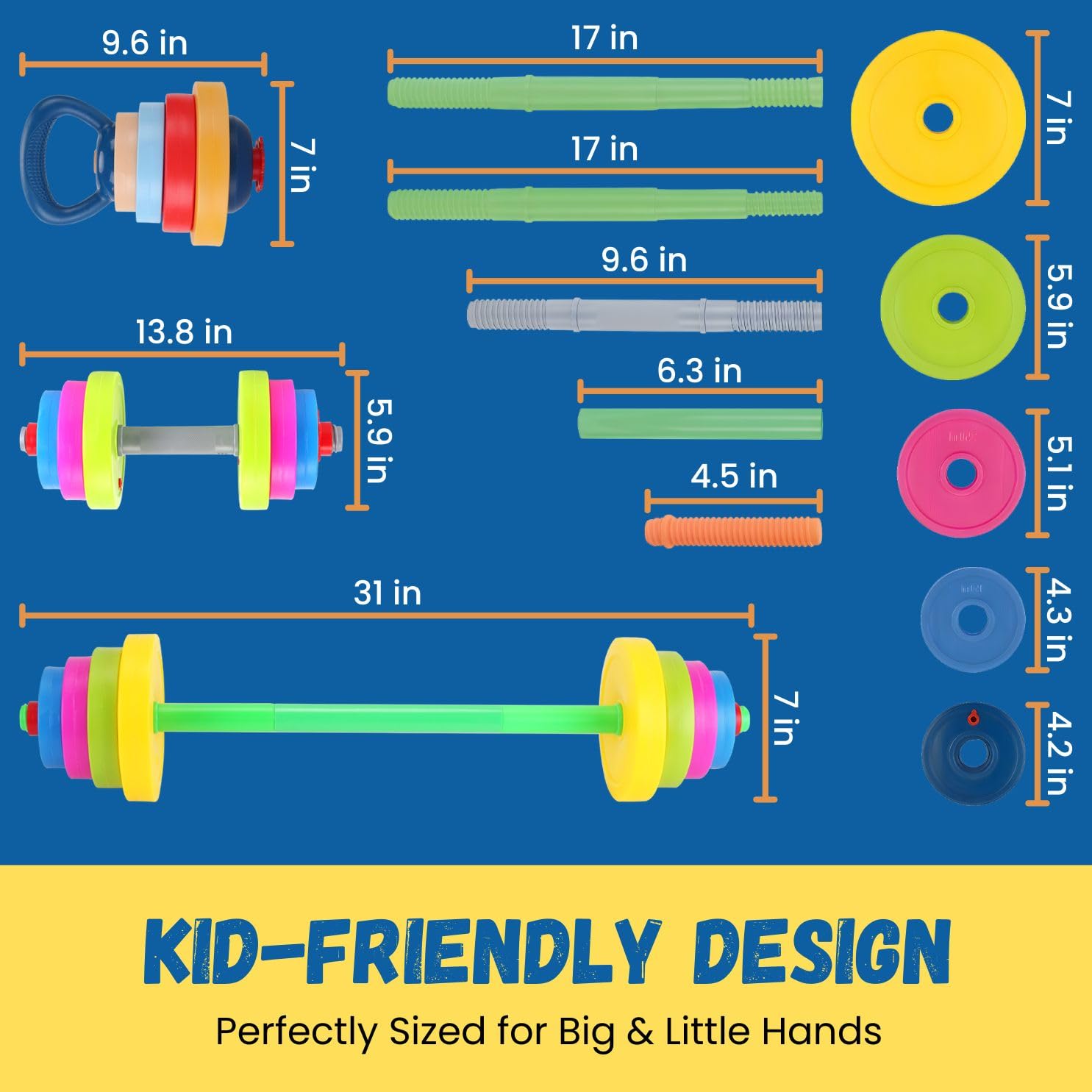 Liberty Imports family-friendly fitness playset encourages shared activity