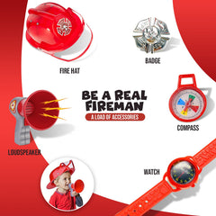 Liberty Imports badge and compass add believable junior hero details