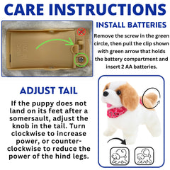 Liberty Imports Flip Over Puppy easy setup appeals to busy parents.