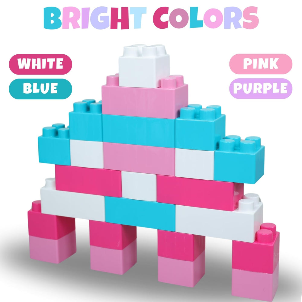 Liberty Imports 2x2 pastel blocks encouraging motor skills and creative building