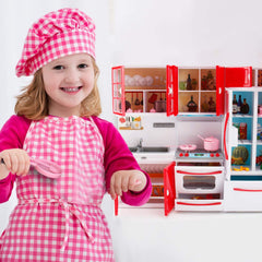 Liberty Imports Gourmet Red Doll Kitchen accessories inspire complete meals.