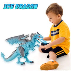 Ice Dragon remote control offers easy, interactive control for children