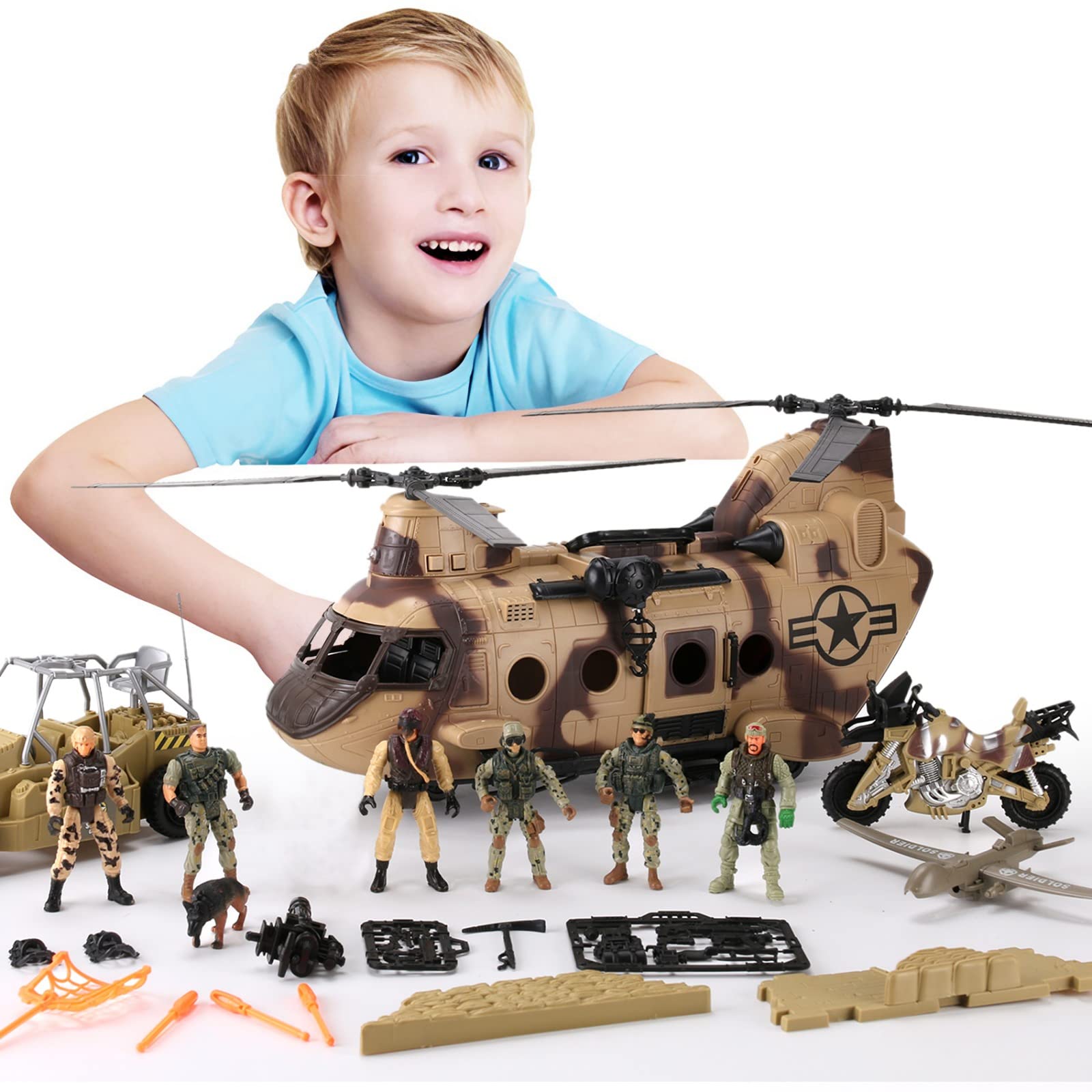 Liberty Imports K9 dog figurine adds loyal teamwork to adventures.