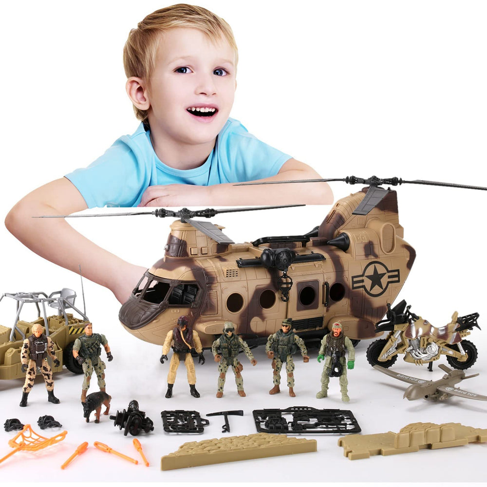 Liberty Imports K9 dog figurine adds loyal teamwork to adventures.