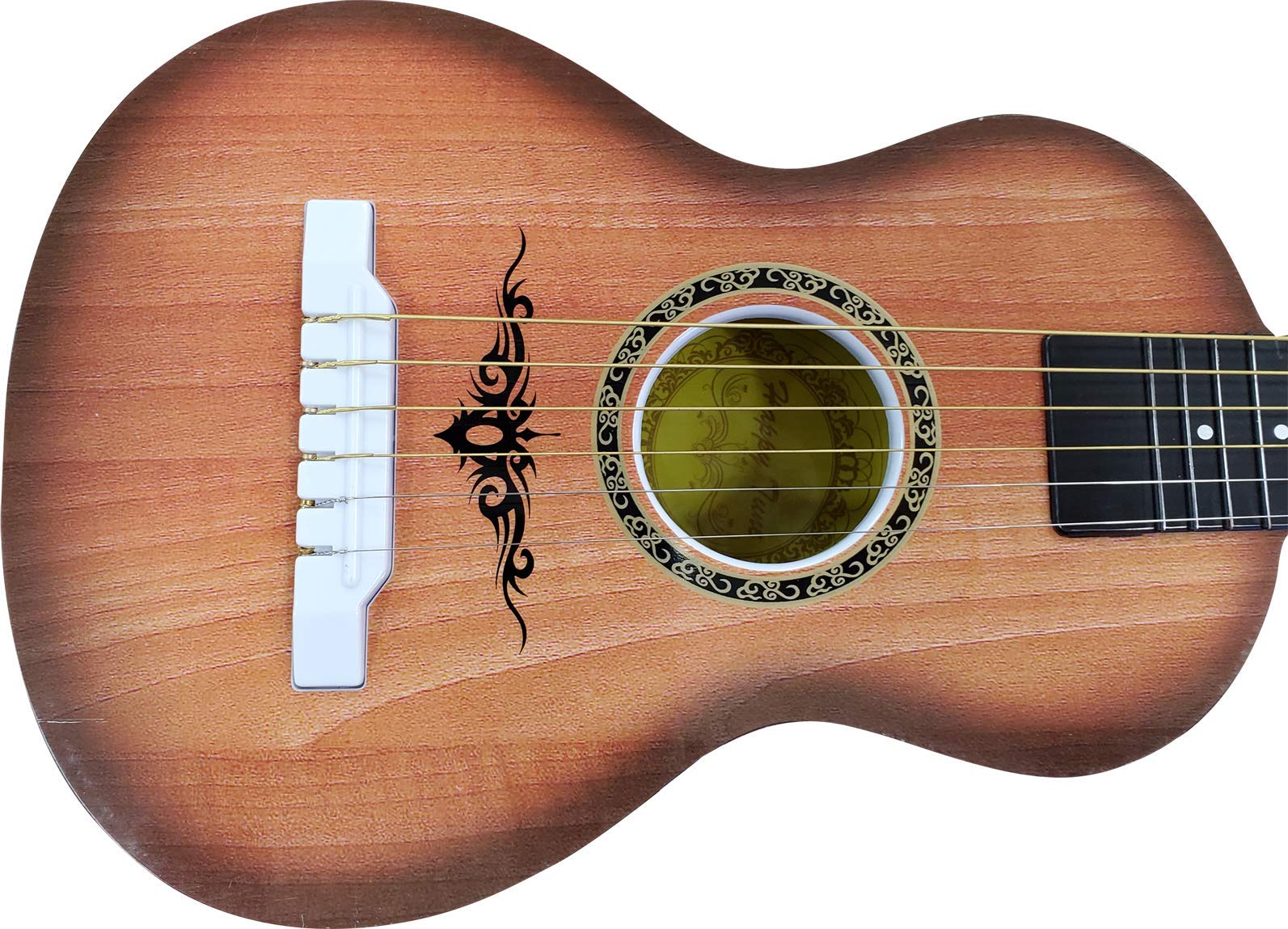 Liberty Imports kid-sized guitar held comfortably by child.