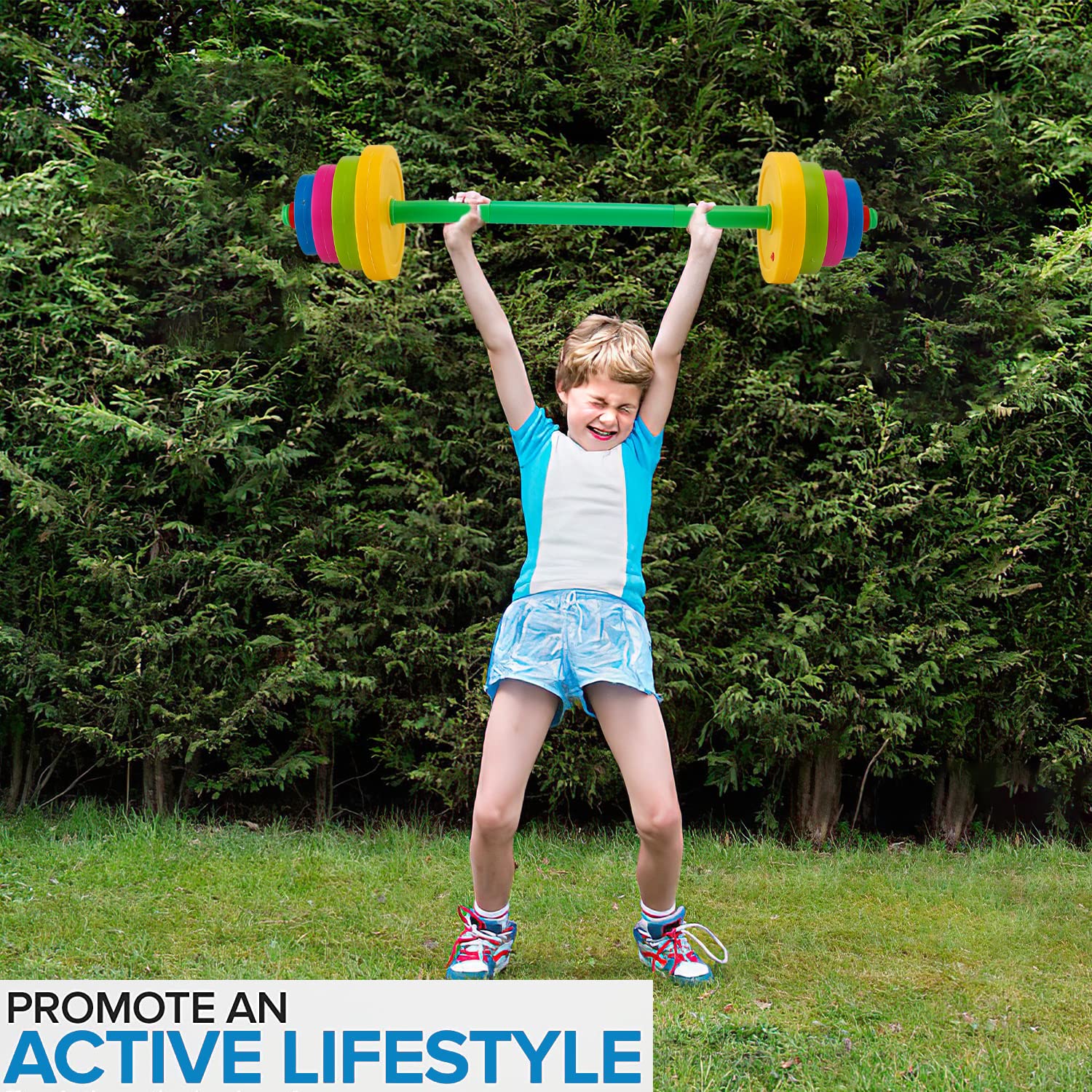 Liberty Imports kids exercise weight set kettlebell for dynamic movement play