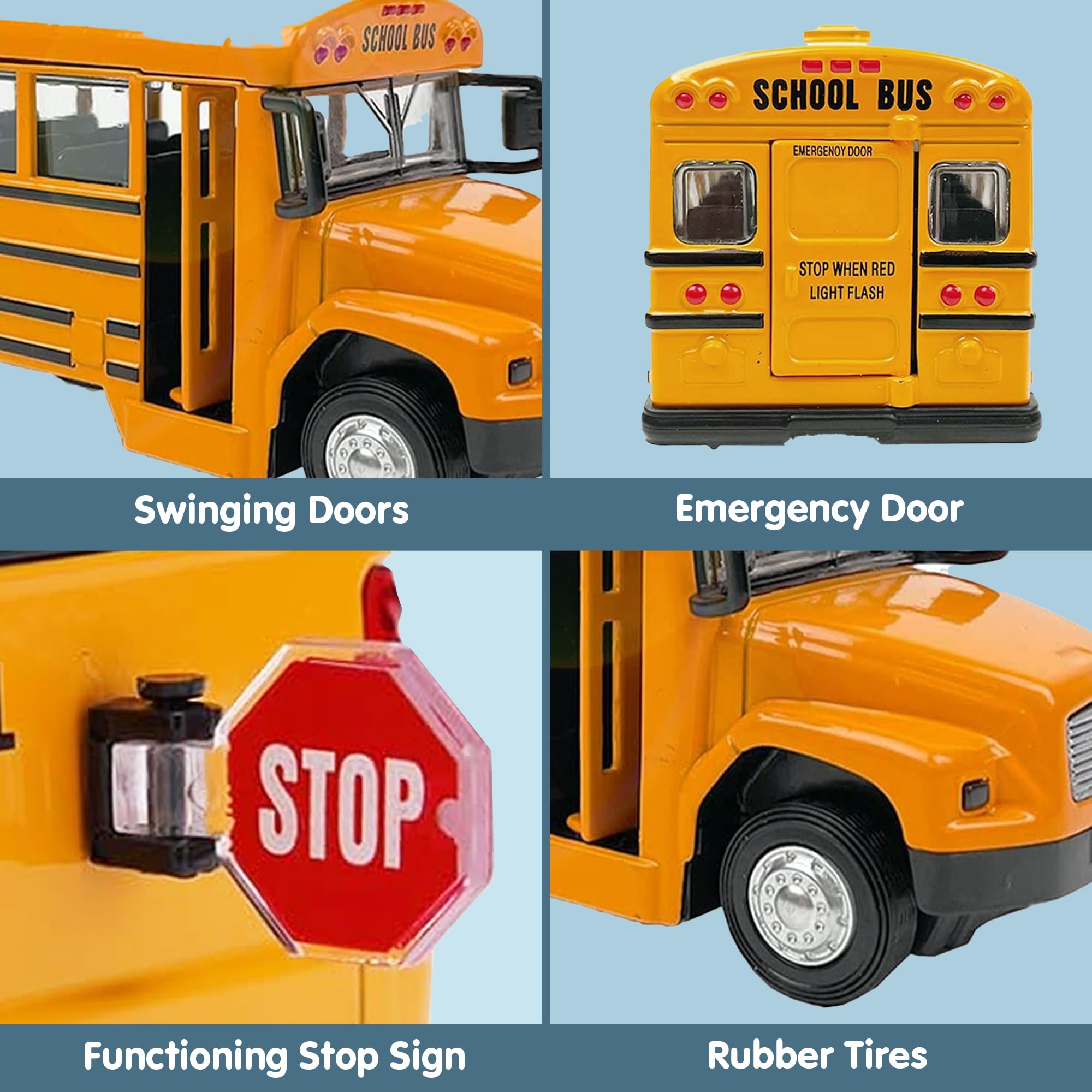Liberty Imports bus inspiring kids' imaginative play and storytelling