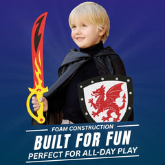 Liberty Imports kids in medieval costume showcasing imaginative role-play