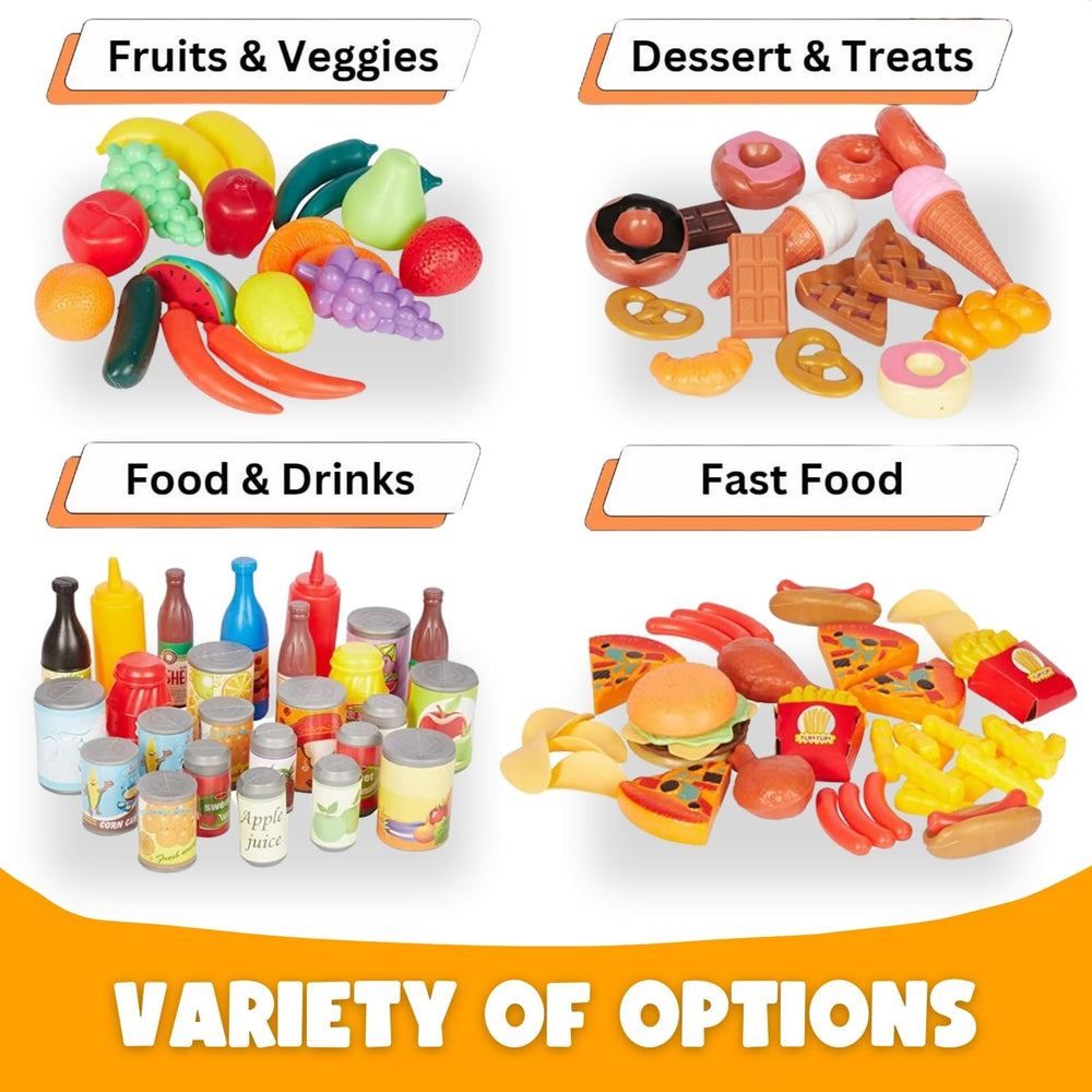 Liberty Imports kitchen toy set offers durable, kid-friendly accessories.