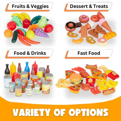 Liberty Imports kitchen toy set offers durable, kid-friendly accessories.