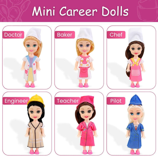 Liberty Imports Little Career doctor doll outfit for caring role-play adventures