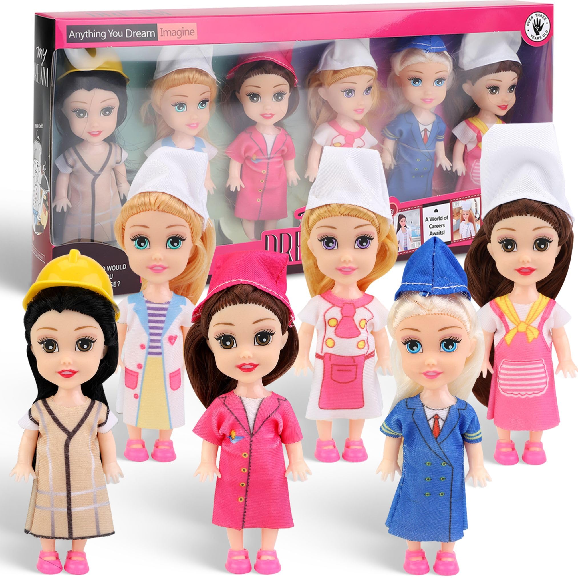 Liberty Imports Little Career engineer doll in outfit for imaginative STEM play