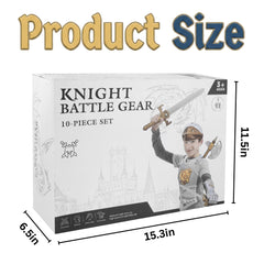 Liberty Imports accessories complete the knight costume set for versatile play scenarios.