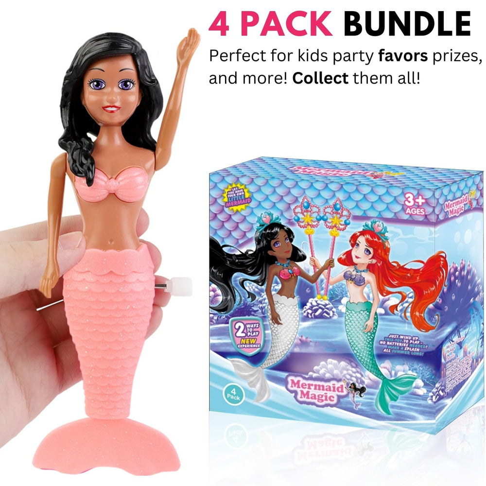 Liberty Imports mermaid bath-toy beach-pool fun for travel and picnics