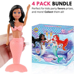 Liberty Imports mermaid bath-toy beach-pool fun for travel and picnics