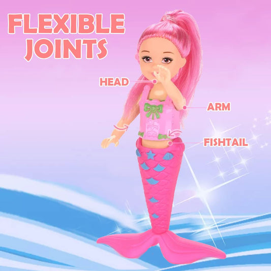 Mermaid dolls with removable outfits for quick styling by Liberty Imports