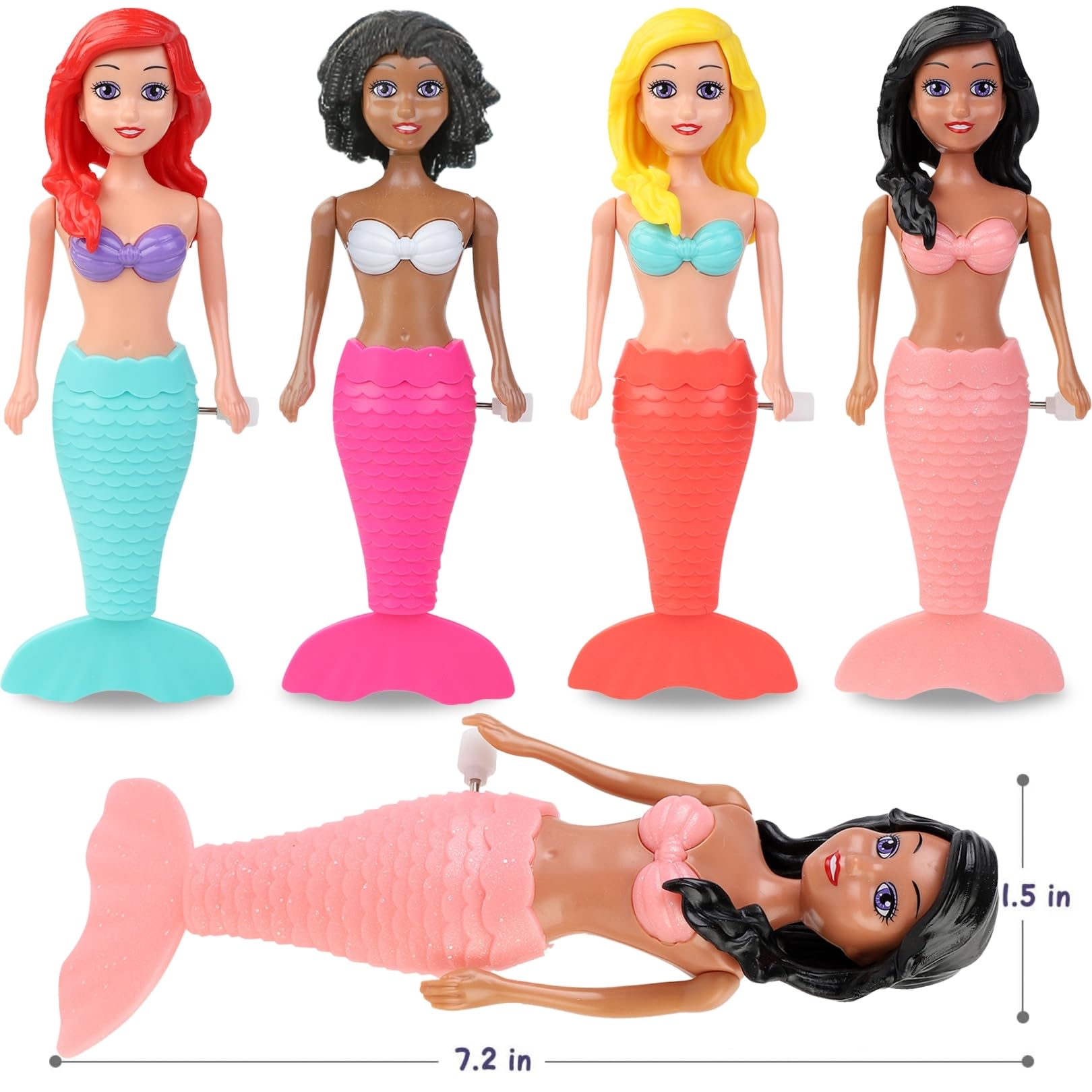 Liberty Imports mermaid durable-non-toxic plastic supports safe, long-lasting water fun