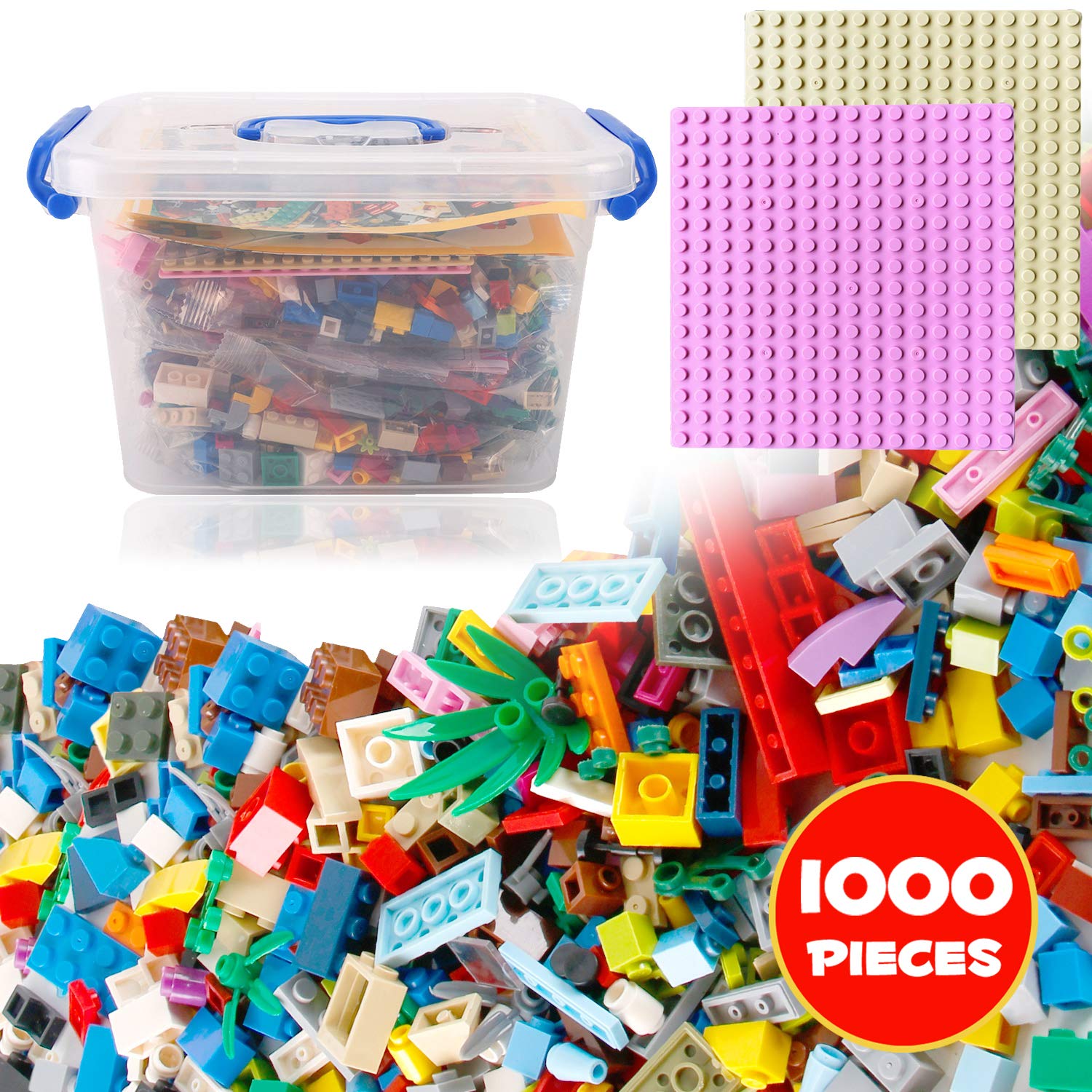 Liberty Imports mini bricks bucket for organized storage and transport.