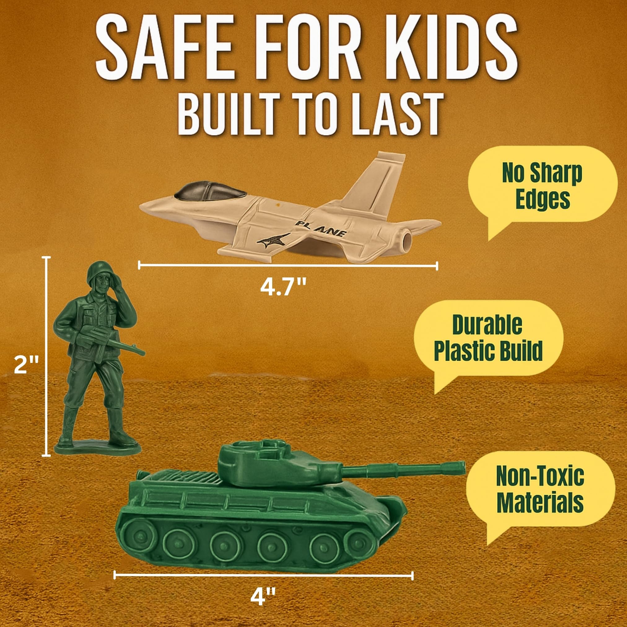 Liberty Imports mini military vehicles including tanks and planes to enrich storytelling.