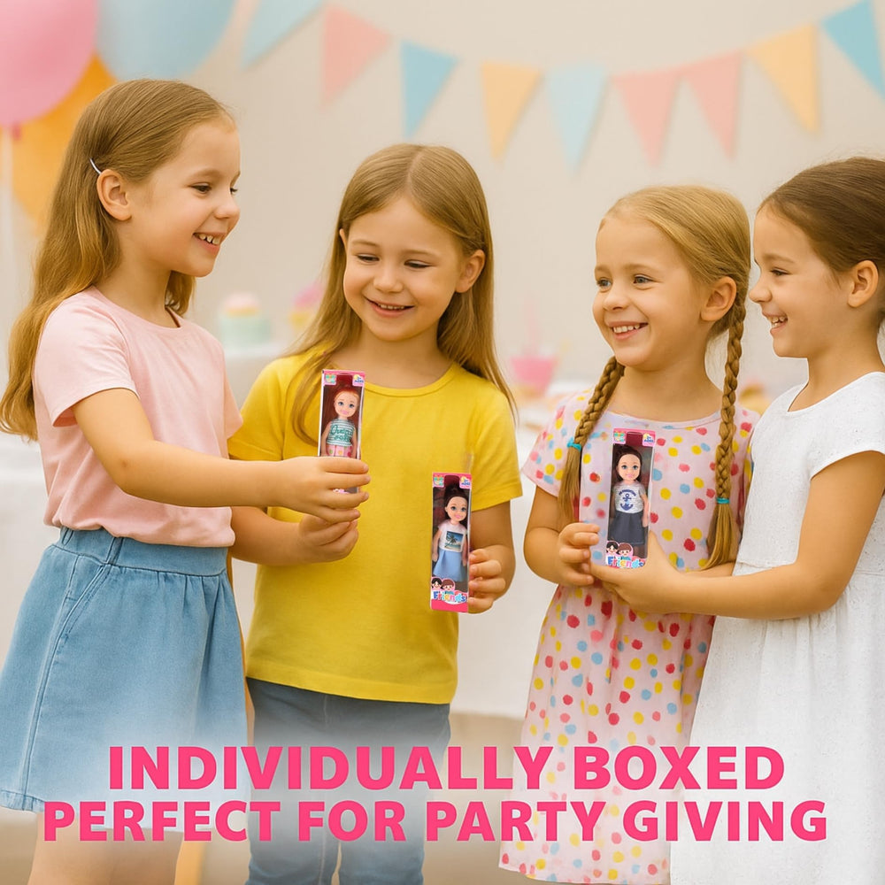 Liberty Imports miniature dolls ideal for dollhouses and on-the-go play