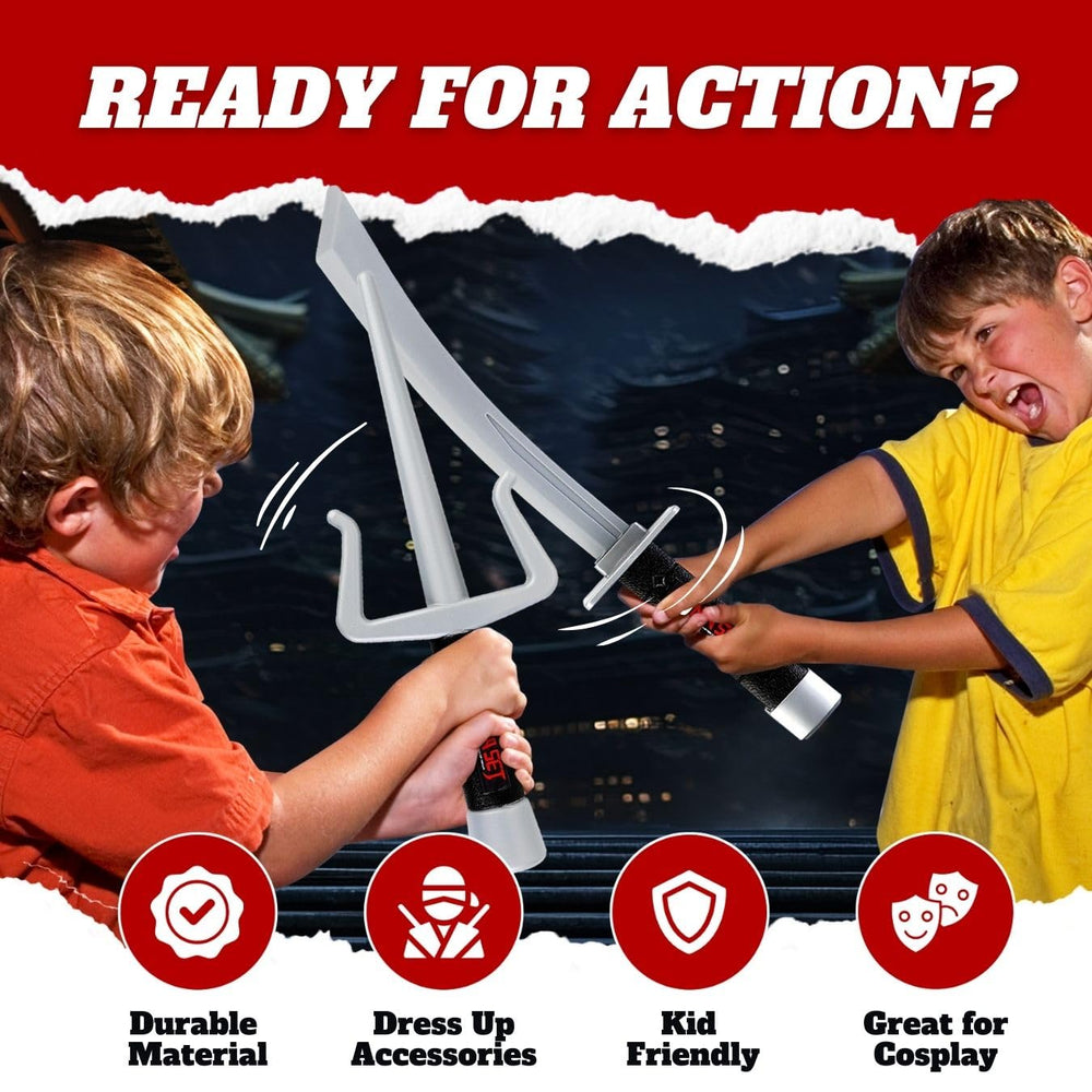 Liberty Imports Ninja Warrior costume accessories for complete dress-up look.