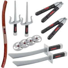 Liberty Imports Ninja Warrior toy swords for safe pretend battles and costume prep.