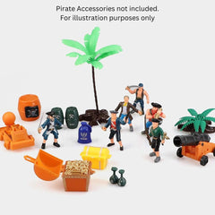 Liberty Imports pirate crew figure with scope ready for treasure hunt adventures.