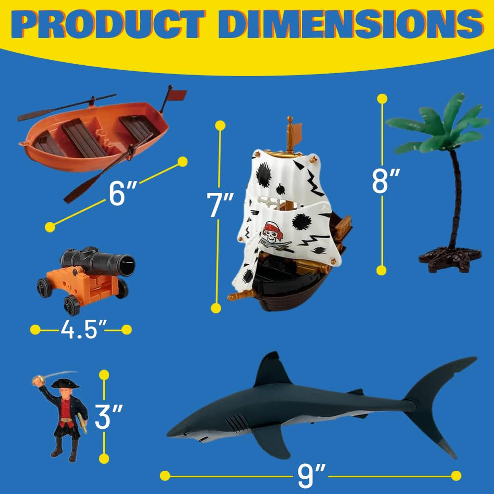 Liberty Imports pirate cannons add action and excitement to playtime.
