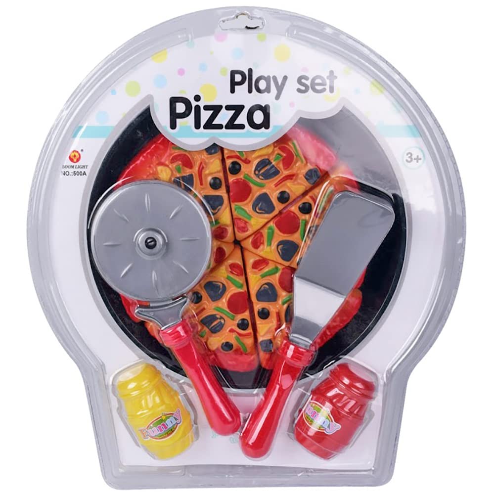 Liberty Imports pizza party set assembly prompts kids to build and share