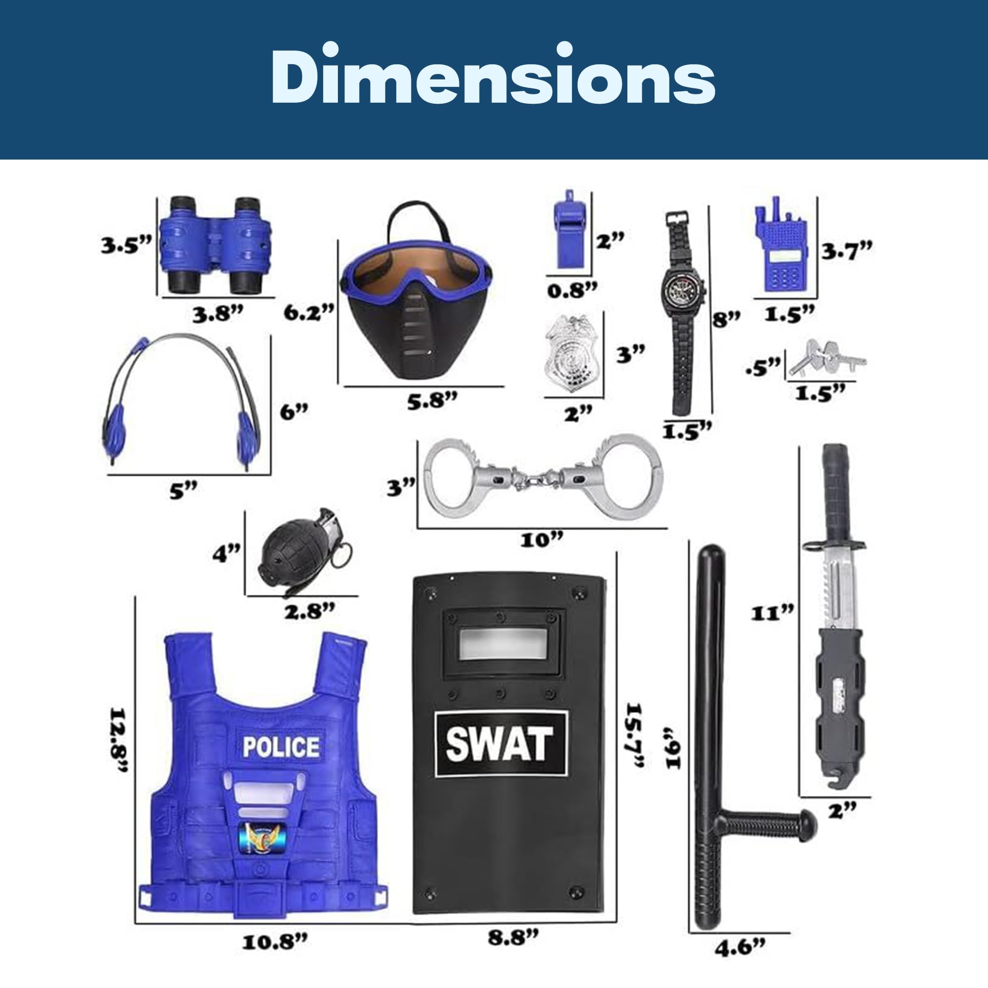 Liberty Imports handcuffs with keys for cooperative storytelling and role-play.
