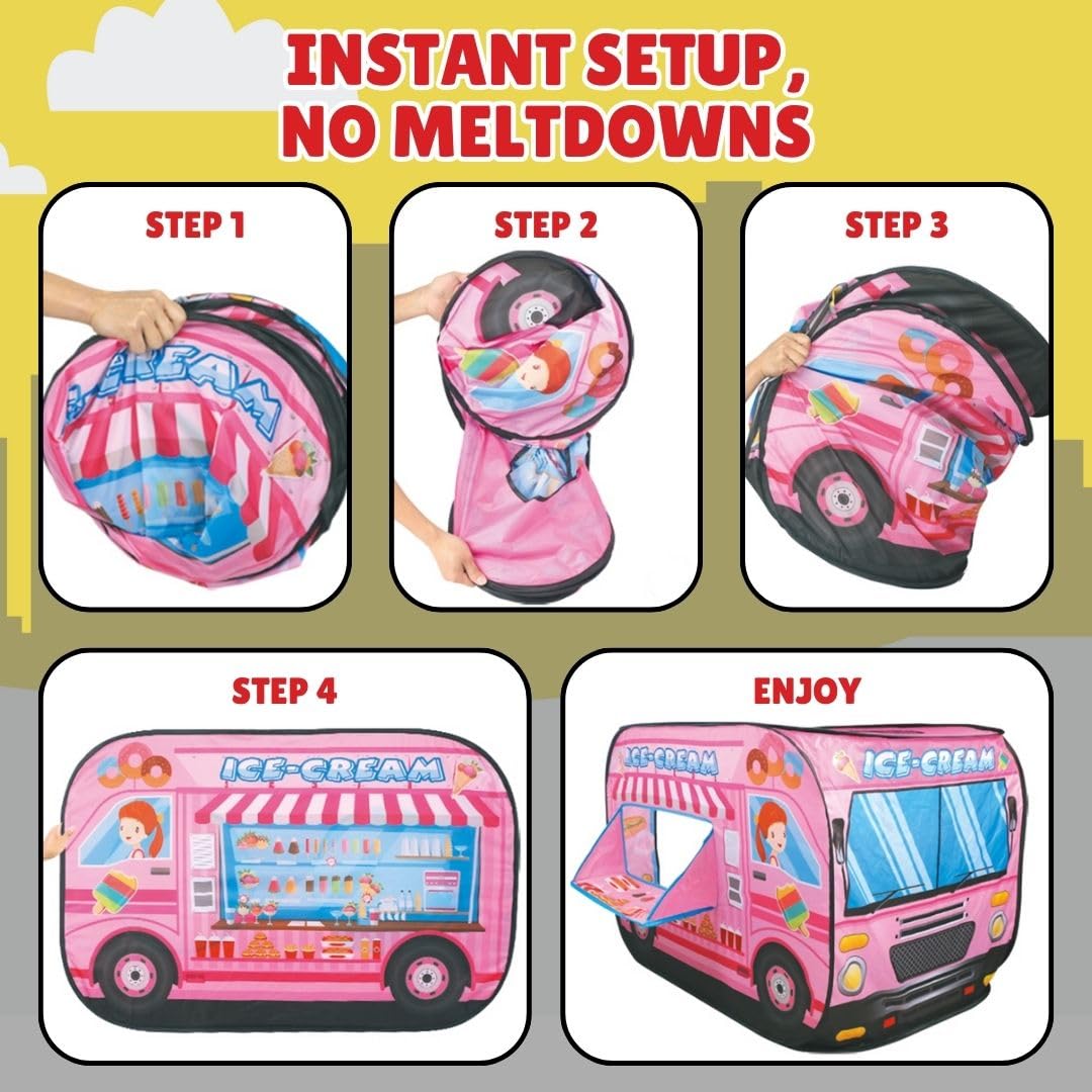 Liberty Imports pop up tent with wide interior for multiple kids playing together