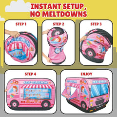 Liberty Imports pop up tent with wide interior for multiple kids playing together