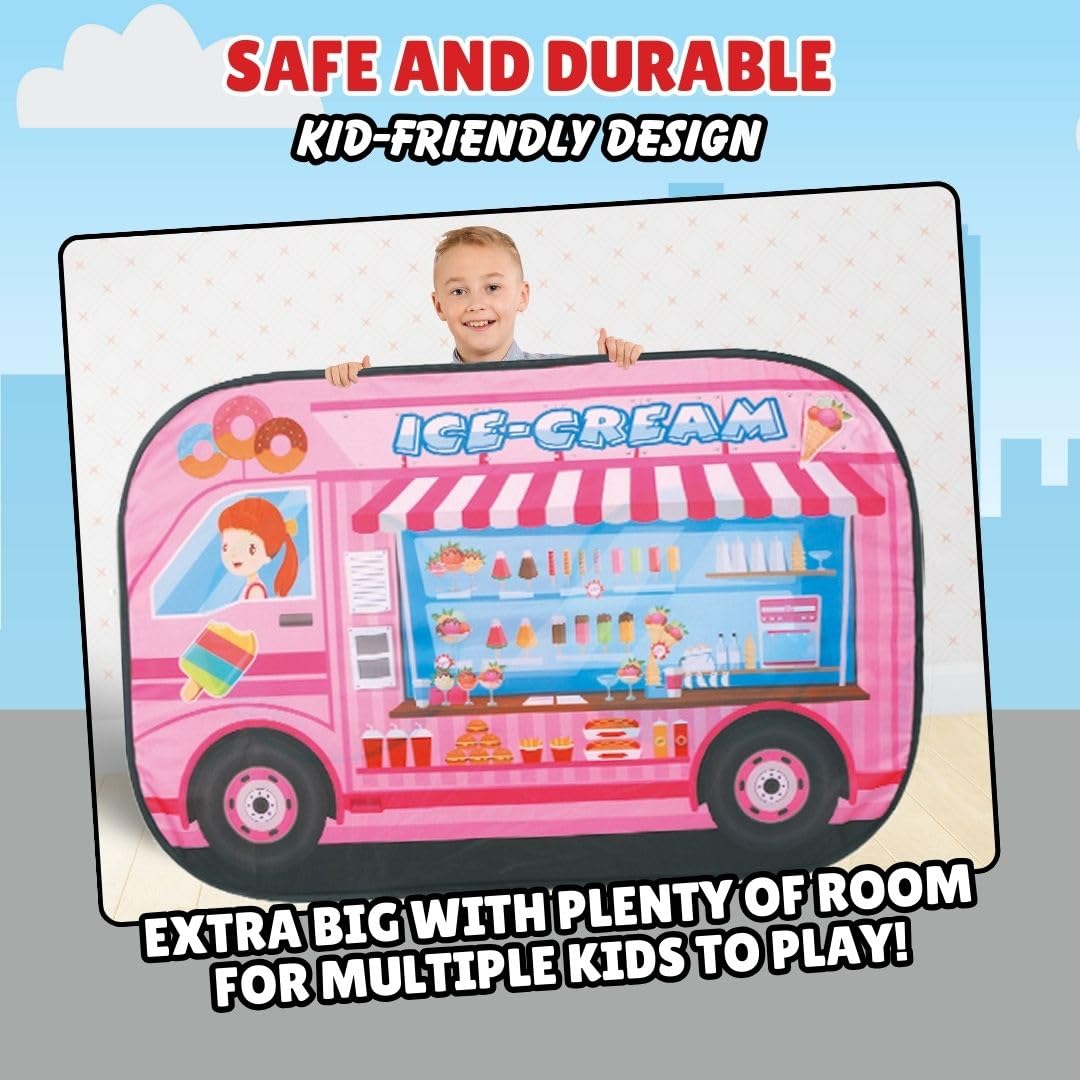 Liberty Imports spacious tent interior supports sleepovers and storytime adventures