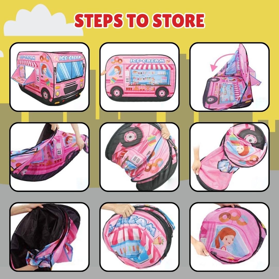 Liberty Imports twist and pop design lets kids watch the tent spring into action