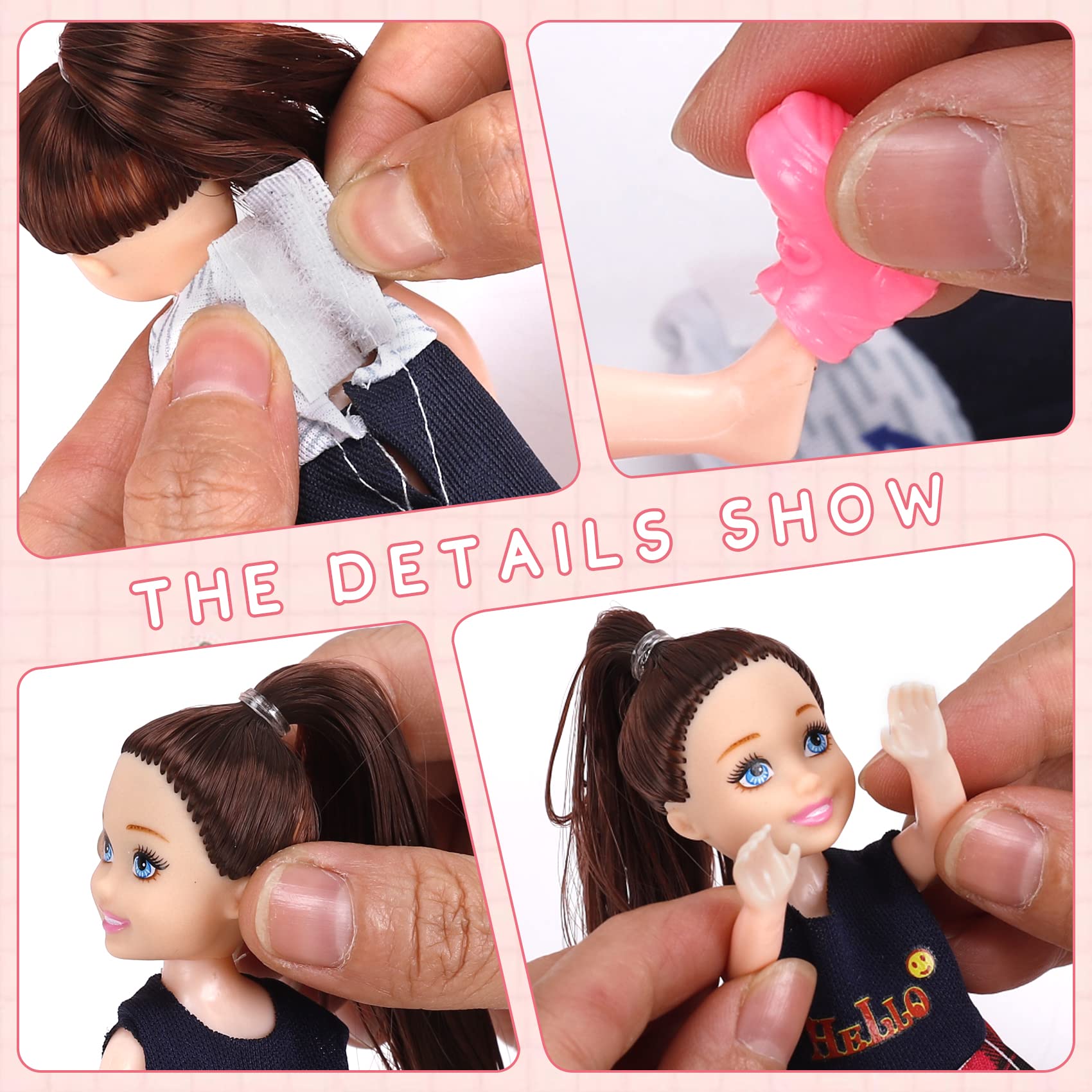 Liberty Imports poseable dolls with arms, legs, and neck for dynamic storytelling