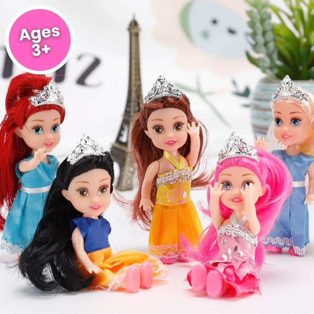 Liberty Imports princess dolls offer endless dress-up possibilities.