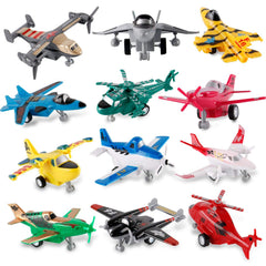 Liberty Imports pull-back airplane jet for fast action during playtime