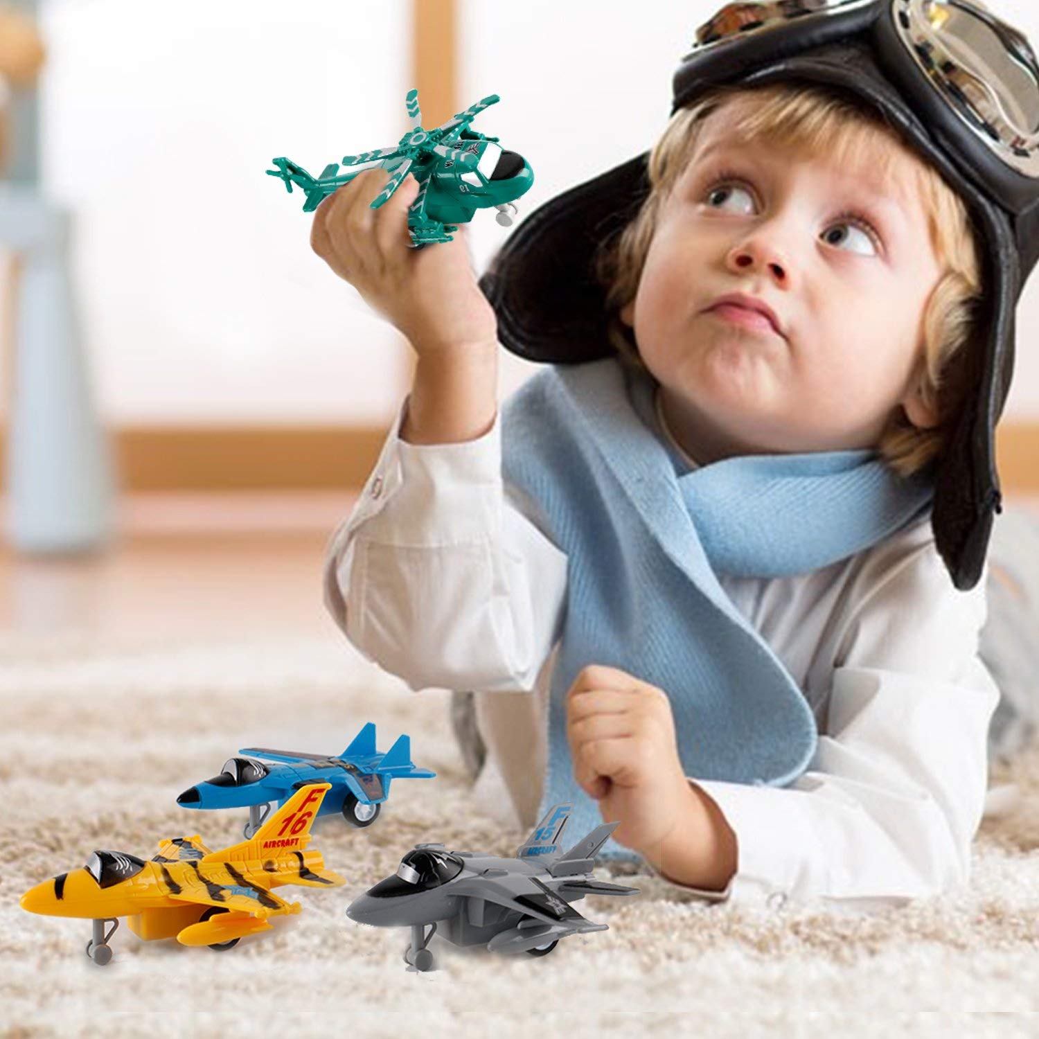 Liberty Imports planes entertain kids at parties and daily imaginative play