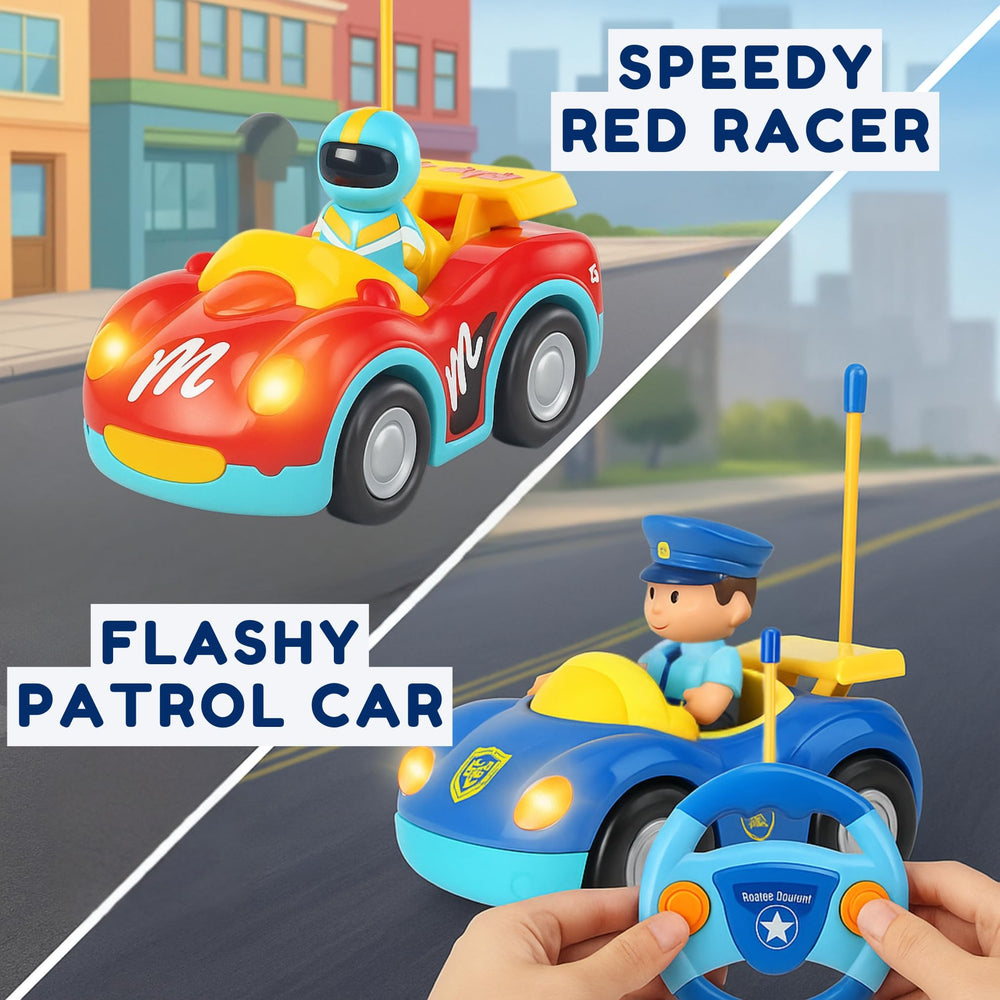 Liberty Imports 2-channel remote control image emphasizes easy forward and reverse driving.
