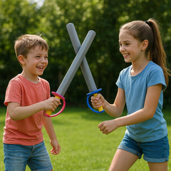 Liberty Imports soft EVA foam swords designed for gentle, durable play.