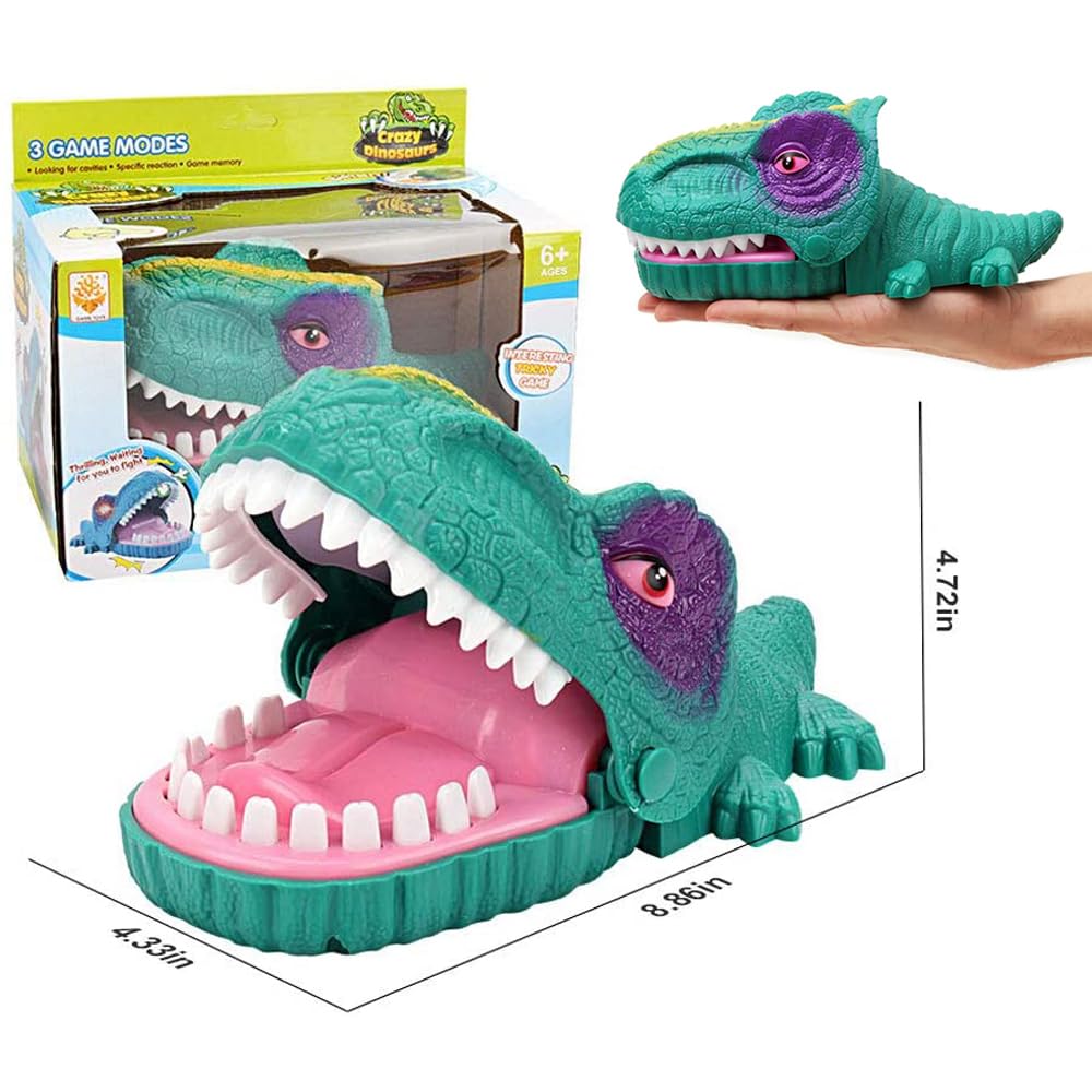 Liberty Imports Snappy Dinosaur Dentist being played by kids