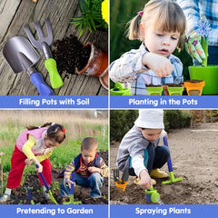 Liberty Imports spray bottle for kids enables interactive watering play.